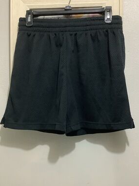 bcg Black Mesh Athletic Shorts with Elastic Waist